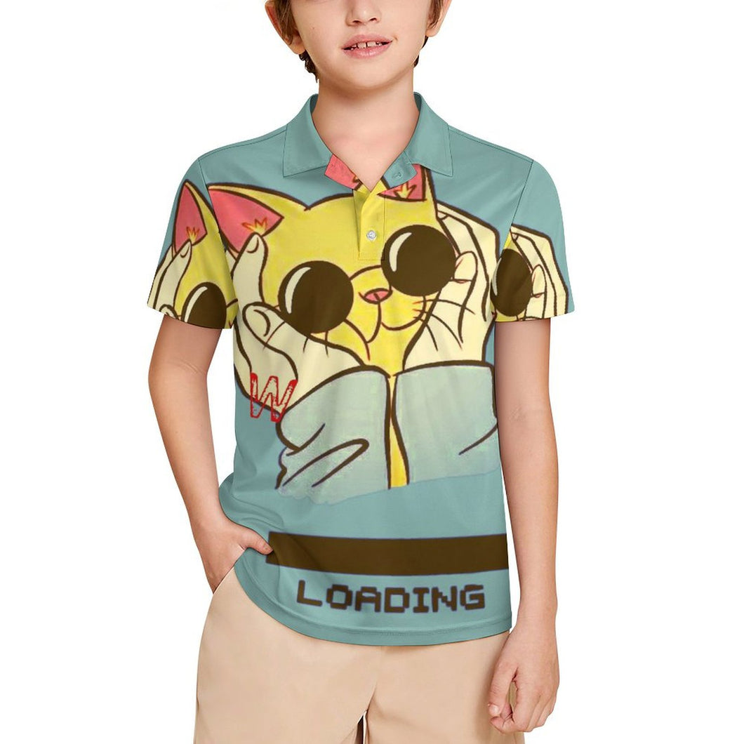 Polo Enfant Personnalisé Anti-UV UPF 50+ | Tissu Effet Froid Unisexe