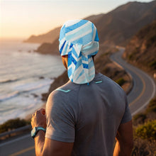Charger l'image dans la galerie, Cycling Headscarf Water ，wave ，blue Style 20cm
