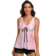 Charger l'image dans la galerie, Tankini Shorty Femme Personnalisé : Maillot 2 Pièces Gainant (S-6XL)
