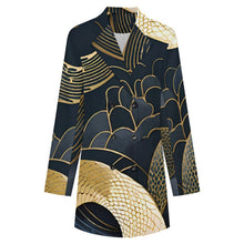 Charger l'image dans la galerie, Robe blazer cintrée à double boutonnage personnalisable pour femme

