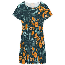 Charger l'image dans la galerie, Robe Courte Manches Courtes Personnalisable | Confort Imitation Coton
