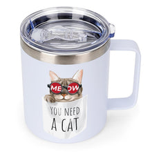 Charger l'image dans la galerie, Mug Isotherme Personnalisé 12oz en Acier Inoxydable
