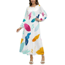 Charger l'image dans la galerie, Robe longue babydoll personnalisée à manches raglan pour femme

