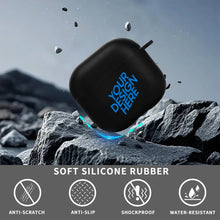Charger l&#39;image dans la galerie, Étui de protection pour écouteurs Bluetooth AirPods 4 personnalisée avec prénom motif texte
