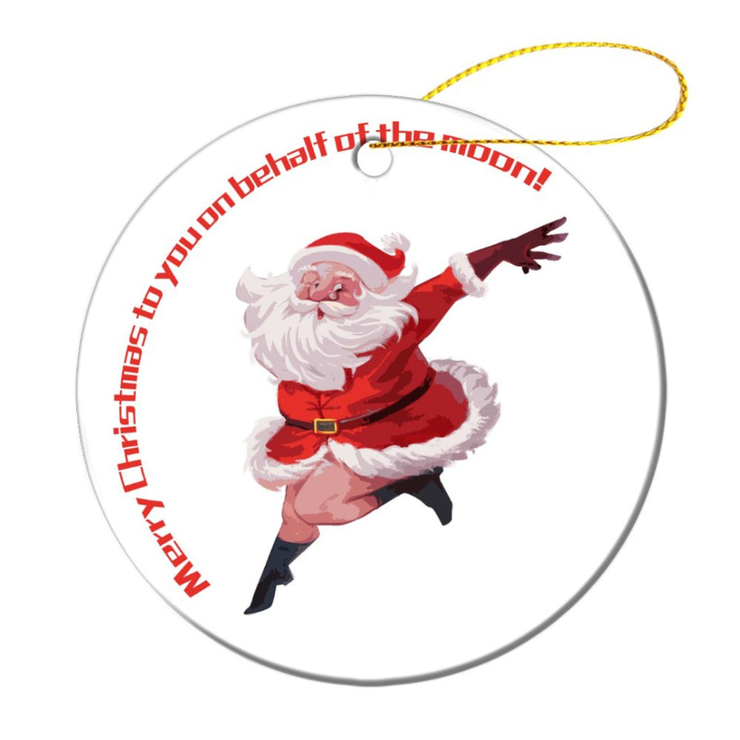 Ornement de Noël Double Face | Personnalisez Votre Souvenir