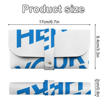 Charger l&#39;image dans la galerie, Étui à lunettes en cuir JJ0531103 personnalisé avec photo texte prénom
