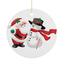 Charger l&#39;image dans la galerie, Ornement de Noël en Céramique Personnalisé | Boule avec Photo
