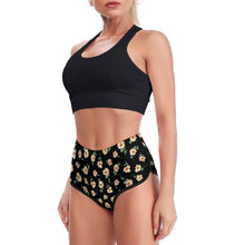 Charger l'image dans la galerie, Short de Yoga Taille Haute Personnalisé | Impression Sublimation &amp; Maintien Actif
