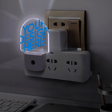 Charger l&#39;image dans la galerie, Veilleuse chambre en plastique LED (Plusieurs spécifications disponibles) personnalisée avec prénom photo image texte motif
