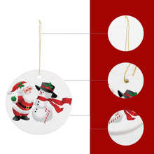Charger l&#39;image dans la galerie, Ornement de Noël en Céramique Personnalisé | Boule avec Photo
