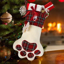 Charger l&#39;image dans la galerie, Votre Chien, Star de Noël | Sa Chaussette Patte Personnalisée
