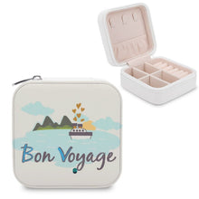 Charger l&#39;image dans la galerie, Boîte à Bijoux Personnalisée | Écrin de Voyage Carré &amp; Chic
