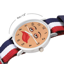 Charger l'image dans la galerie, Montre Sport Personnalisée Bracelet Nylon Tricolore | Style NATO Photo
