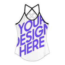 Charger l&#39;image dans la galerie, Débardeur femme TXLD gilet creux découpe dos ZTJJ personnalisée avec prénom motif texte
