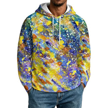 Charger l'image dans la galerie, Hoodie with Raglan Sleeves Colorful Splash Ink
