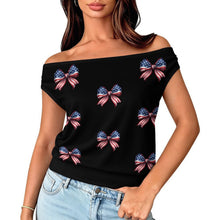 Charger l'image dans la galerie, Single Shoulder One Neck T-shirt 333
