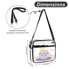 Charger l'image dans la galerie, Sac Bandoulière Transparent en PVC Personnalisable — Impression UV
