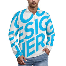 Charger l&#39;image dans la galerie, Pull homme sport POLO shirt LM111 personnalisé avec photo texte prénom (conception une image)
