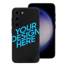 Charger l&#39;image dans la galerie, Coque de protection pour téléphone portable en TPU Samsung S23 personnalisé avec photo texte prénom
