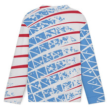 Charger l'image dans la galerie, Long-sleeved Sweater Stripe Line Pattern
