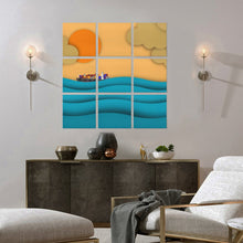 Charger l'image dans la galerie, Votre Mur, Votre Mosaïque : Tableau 9 Toiles Personnalisé

