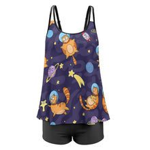 Charger l'image dans la galerie, Tankini Jupe avec Shorty : Maillot de Bain Robe Couvrant &amp; Confort

