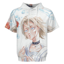 Charger l&#39;image dans la galerie, Hoodie Homme Personnalisé Manches Courtes | Style Urbain &amp; Tissu Air Layer
