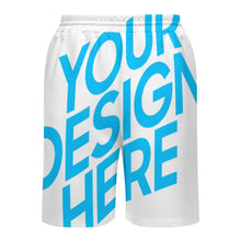 Charger l&#39;image dans la galerie, Pantalon de survêtement à cordon de serrage pour homme Short de sport ample LM133 personnalisé avec photo texte prénom (conception une image)
