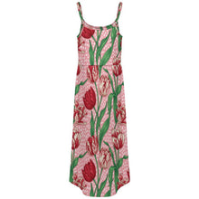 Charger l'image dans la galerie, Robe Longue Fendue Personnalisée | À Fines Bretelles
