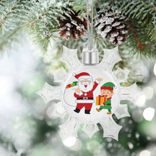 Charger l&#39;image dans la galerie, Ornement Flocon de Neige Personnalisé | Votre Photo au Cœur du Givre
