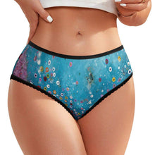 Charger l&#39;image dans la galerie, Culotte Dentelle Velours Personnalisée | Cadeau Femme Doux &amp; Sexy
