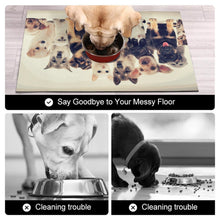 Charger l'image dans la galerie, Tapis de Gamelle Absorbant Personnalisable | Set de Table Anti-Éclaboussures pour Animaux
