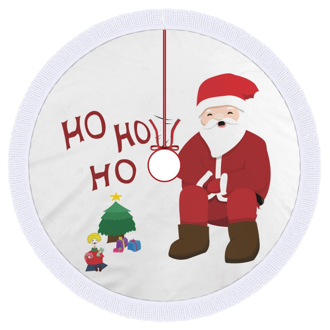 Jupe de Sapin Bohème Personnalisée | Tapis à Franges Unique