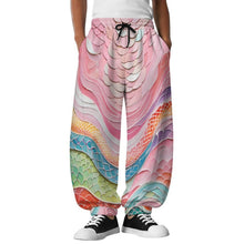 Charger l'image dans la galerie, Pantalon Jogging Homme Maille Gaufrée Personnalisable à Bas Resserré
