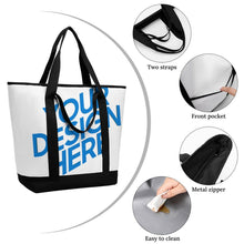 Charger l'image dans la galerie, Sac cabas isotherme grande capacité XB0601064 personnalisé avec photo texte prénom (conception une image)
