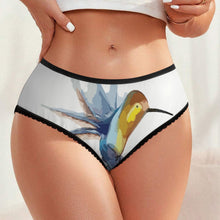 Charger l&#39;image dans la galerie, Culotte Dentelle Personnalisable en Soie de Lait - Cadeau Intime
