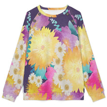Charger l'image dans la galerie, Shoulder Length Long Sleeved Sweater Bright Flowers
