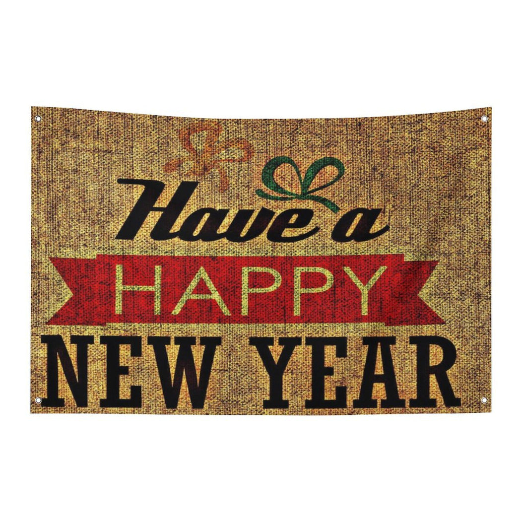 Affichez Votre Message : Bannière Personnalisée à 4 Œillets