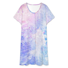 Charger l&#39;image dans la galerie, Tunique Longue Femme Personnalisable | Robe T-Shirt Confortable
