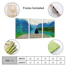 Charger l&#39;image dans la galerie, Ouvrez Votre Horizon : Tableau Triptyque Personnalisé

