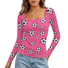 Charger l'image dans la galerie, Women's Square Neck Long Sleeved Shirt 63019BEE-45DF-4515-B1B2-FD33A14CD63B.png
