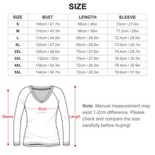 Charger l'image dans la galerie, T-Shirt Oversize Col Double V Femme | Manche Longue Imprimé
