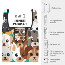 Charger l'image dans la galerie, Sac Courses Pliable Ripstop Personnalisé | Tote Bag 18kg
