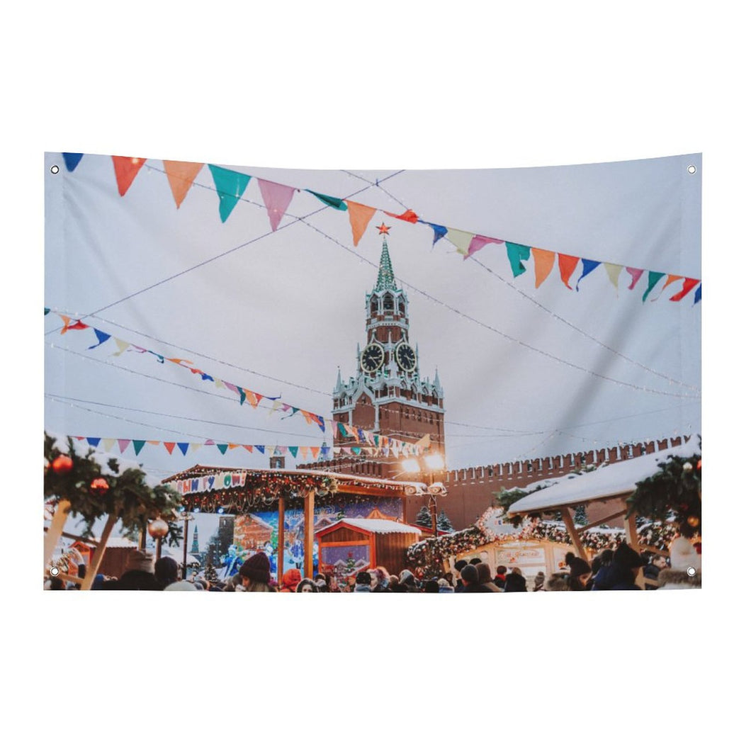 Drapeau de Jardin Personnalisé avec Photo | Extérieur & Durable