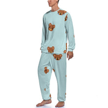 Charger l'image dans la galerie, Pyjama Homme Personnalisé | Ensemble Moderne en Tissu Soyeux
