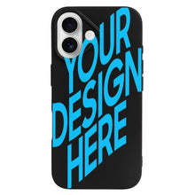 Charger l&#39;image dans la galerie, Étui de protection pour téléphone portable Apple iPhone 16 série en cuir TPU personnalisé avec photo texte prénom
