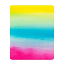 Charger l'image dans la galerie, Car Sun Visor Clip Yellow &amp; Blue &amp; Pink Watercolor Style 10x8cm
