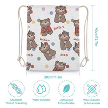 Charger l'image dans la galerie, Sac à Dos Pochon Toile Personnalisé | Coton 12oz &amp; Cordons Confort
