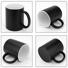 Charger l'image dans la galerie, Mug Magique Personnalisé | Tasse Changeant de Couleur (Noir à Photo)
