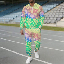 Charger l'image dans la galerie, Ensemble sportswear homme col montant personnalisable, tissu air layer 200 g
